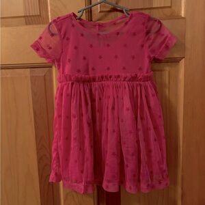 12-18 mo hot pink star dress